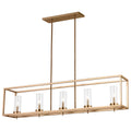 VISUAL COMFORT & CO., ZIRE FIVE LIGHT ISLAND PENDANT, CHANDELIER LIGHT