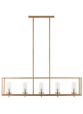 VISUAL COMFORT STUDIO, ZIRE FIVE LIGHT ISLAND PENDANT, CHANDELIER LIGHT