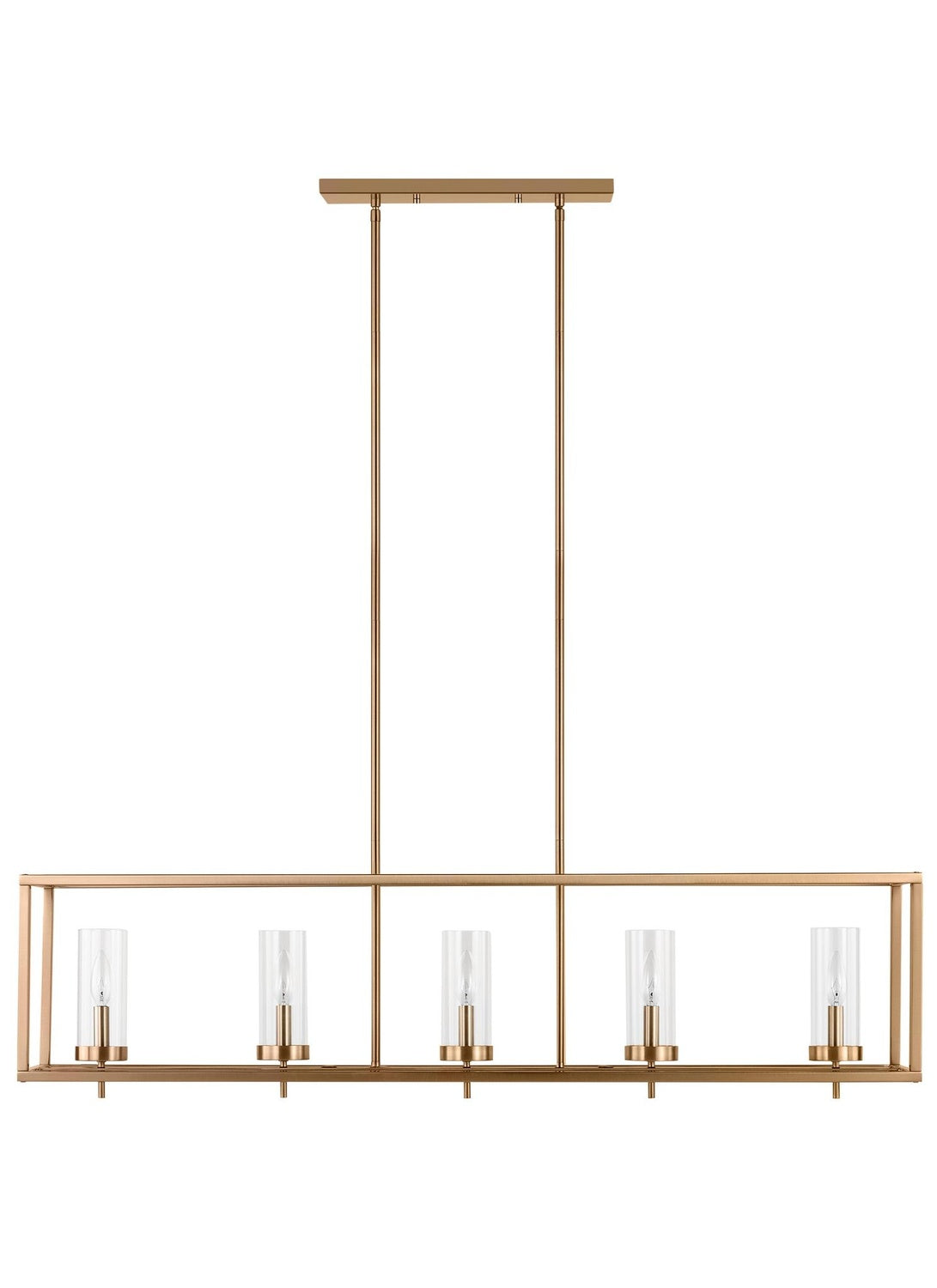 VISUAL COMFORT & CO., ZIRE FIVE LIGHT ISLAND PENDANT, CHANDELIER LIGHT