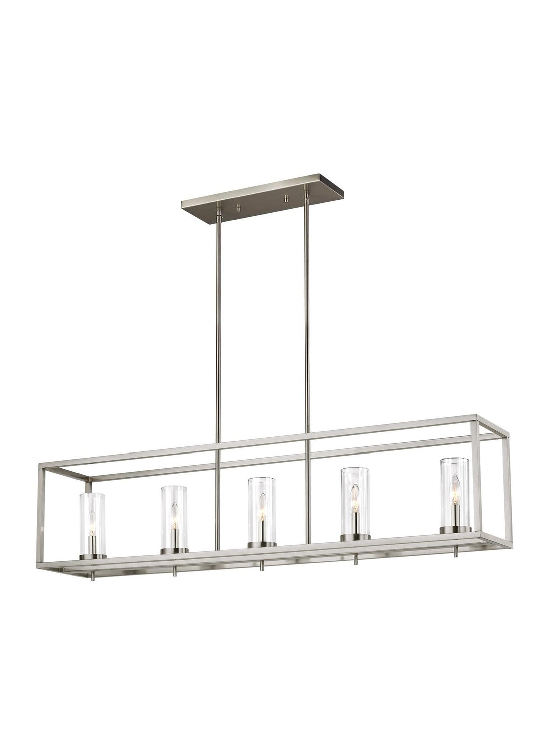 VISUAL COMFORT & CO., ZIRE FIVE LIGHT ISLAND PENDANT, CHANDELIER LIGHT