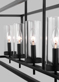 VISUAL COMFORT & CO., ZIRE FIVE LIGHT ISLAND PENDANT, CHANDELIER LIGHT