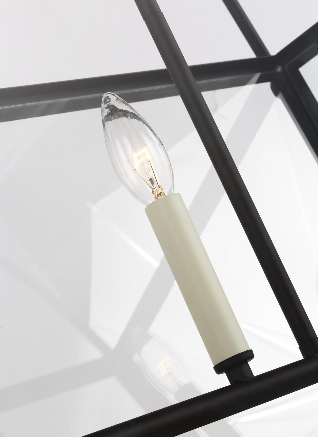 VISUAL COMFORT & CO., CHARLESTON FOUR LIGHT LINEAR LANTERN, PENDANT LIGHT