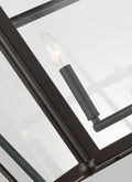 VISUAL COMFORT & CO., CHARLESTON FOUR LIGHT LINEAR LANTERN, PENDANT LIGHT