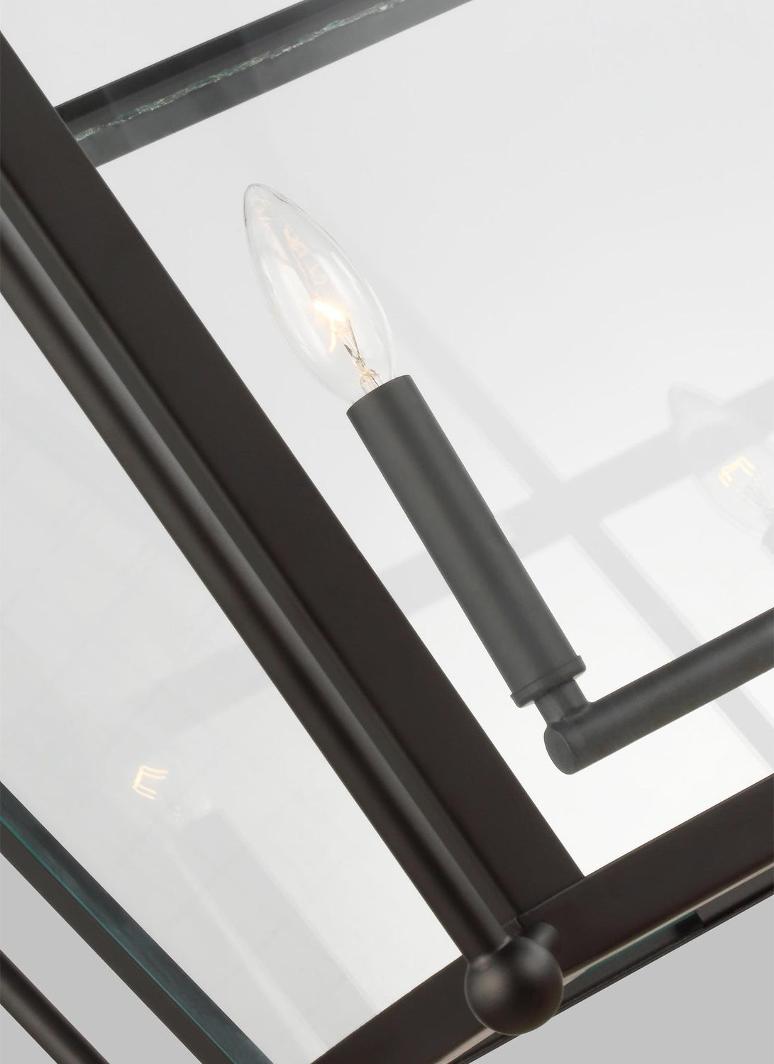 VISUAL COMFORT & CO., CHARLESTON FOUR LIGHT LINEAR LANTERN, PENDANT LIGHT