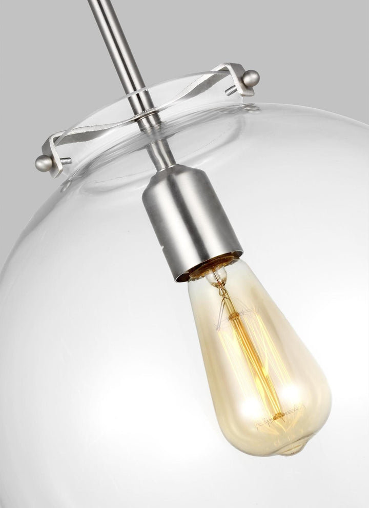 VISUAL COMFORT & CO., KATE ONE LIGHT SPHERE PENDANT, PENDANT LIGHT