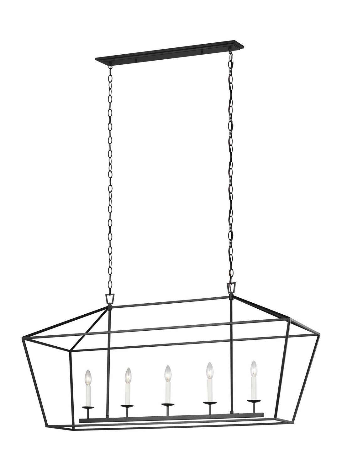 VISUAL COMFORT & CO., DIANNA FIVE LIGHT LINEAR CHANDELIER, CHANDELIER LIGHT