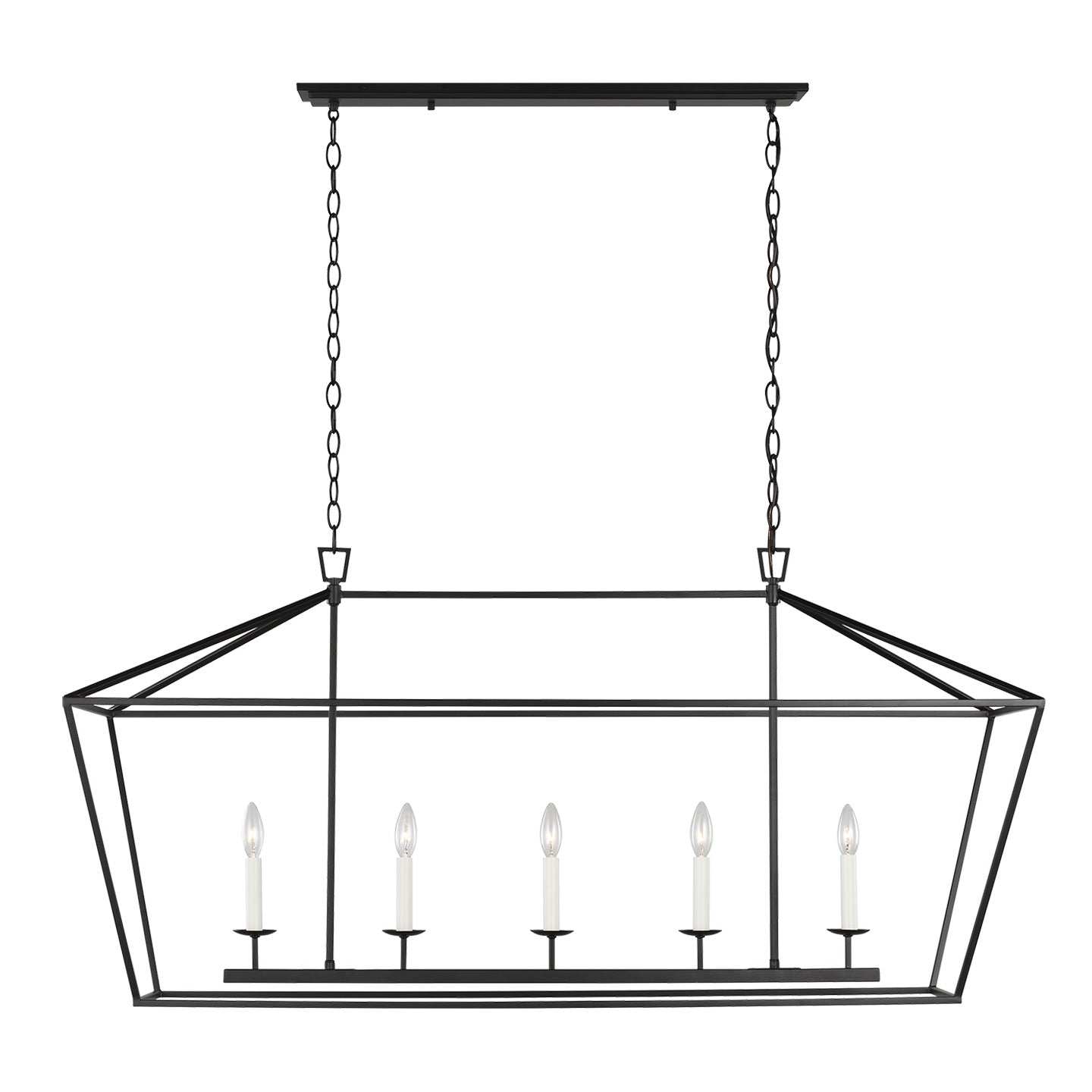 VISUAL COMFORT & CO., DIANNA FIVE LIGHT LINEAR CHANDELIER, CHANDELIER LIGHT