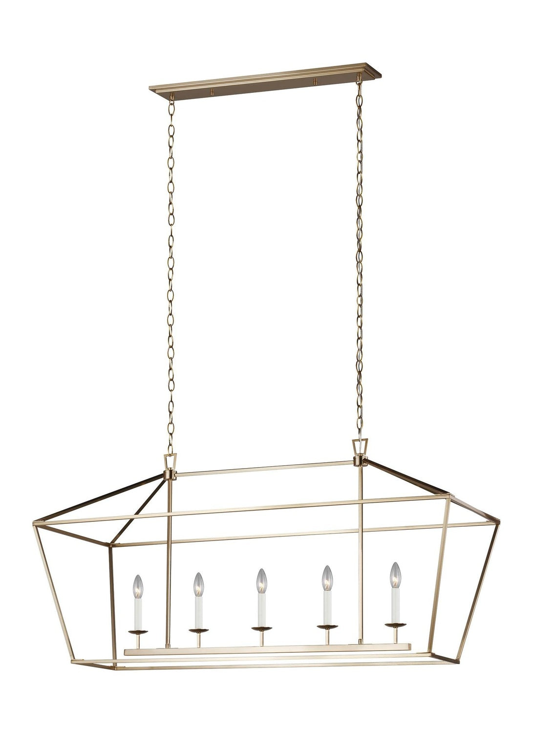 VISUAL COMFORT STUDIO, DIANNA FIVE LIGHT LINEAR CHANDELIER, CHANDELIER LIGHT