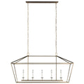 VISUAL COMFORT & CO., DIANNA FIVE LIGHT LINEAR CHANDELIER, CHANDELIER LIGHT