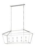 VISUAL COMFORT STUDIO, DIANNA FIVE LIGHT LINEAR CHANDELIER, CHANDELIER LIGHT