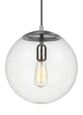 VISUAL COMFORT & CO., LEO - HANGING GLOBE ONE LIGHT PENDANT, PENDANT LIGHT