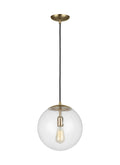 VISUAL COMFORT & CO., LEO - HANGING GLOBE ONE LIGHT PENDANT, PENDANT LIGHT