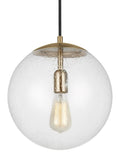 VISUAL COMFORT STUDIO, LEO - HANGING GLOBE ONE LIGHT PENDANT, PENDANT LIGHT