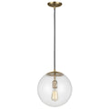 VISUAL COMFORT & CO., LEO - HANGING GLOBE ONE LIGHT PENDANT, PENDANT LIGHT