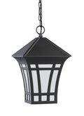 GENERATION LIGHTING, HERRINGTON ONE LIGHT OUTDOOR PENDANT, OUTDOOR CEILING LIGHTS