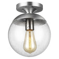 VISUAL COMFORT STUDIO, LEO - HANGING GLOBE ONE LIGHT WALL / CEILING SEMI-FLUSH MOUNT, SEMI FLUSH MOUNT LIGHT