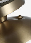 VISUAL COMFORT & CO., LEO - HANGING GLOBE ONE LIGHT WALL / CEILING SEMI-FLUSH MOUNT, SEMI FLUSH MOUNT LIGHT