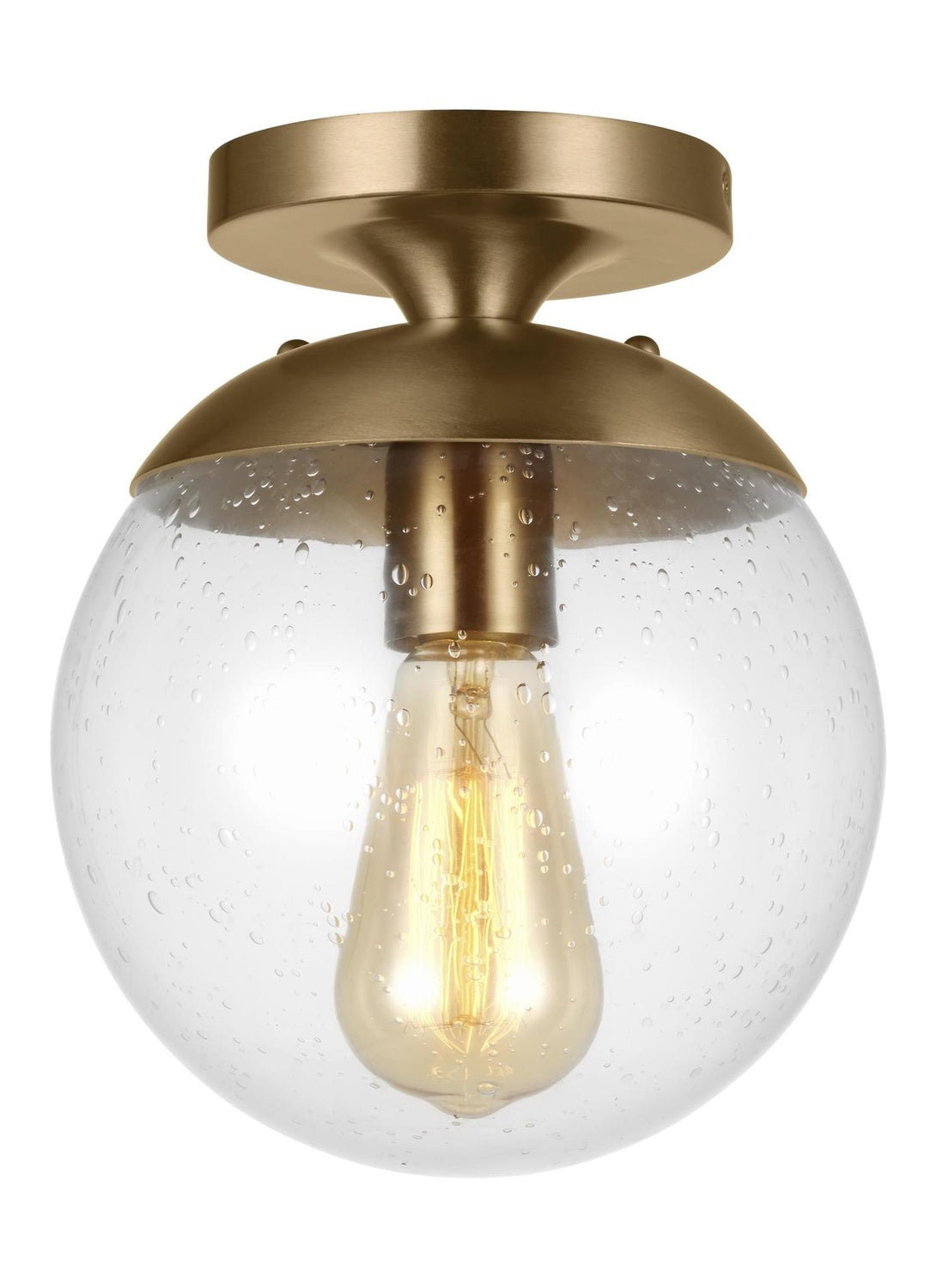 VISUAL COMFORT STUDIO, LEO - HANGING GLOBE ONE LIGHT WALL / CEILING SEMI-FLUSH MOUNT, SEMI FLUSH MOUNT LIGHT