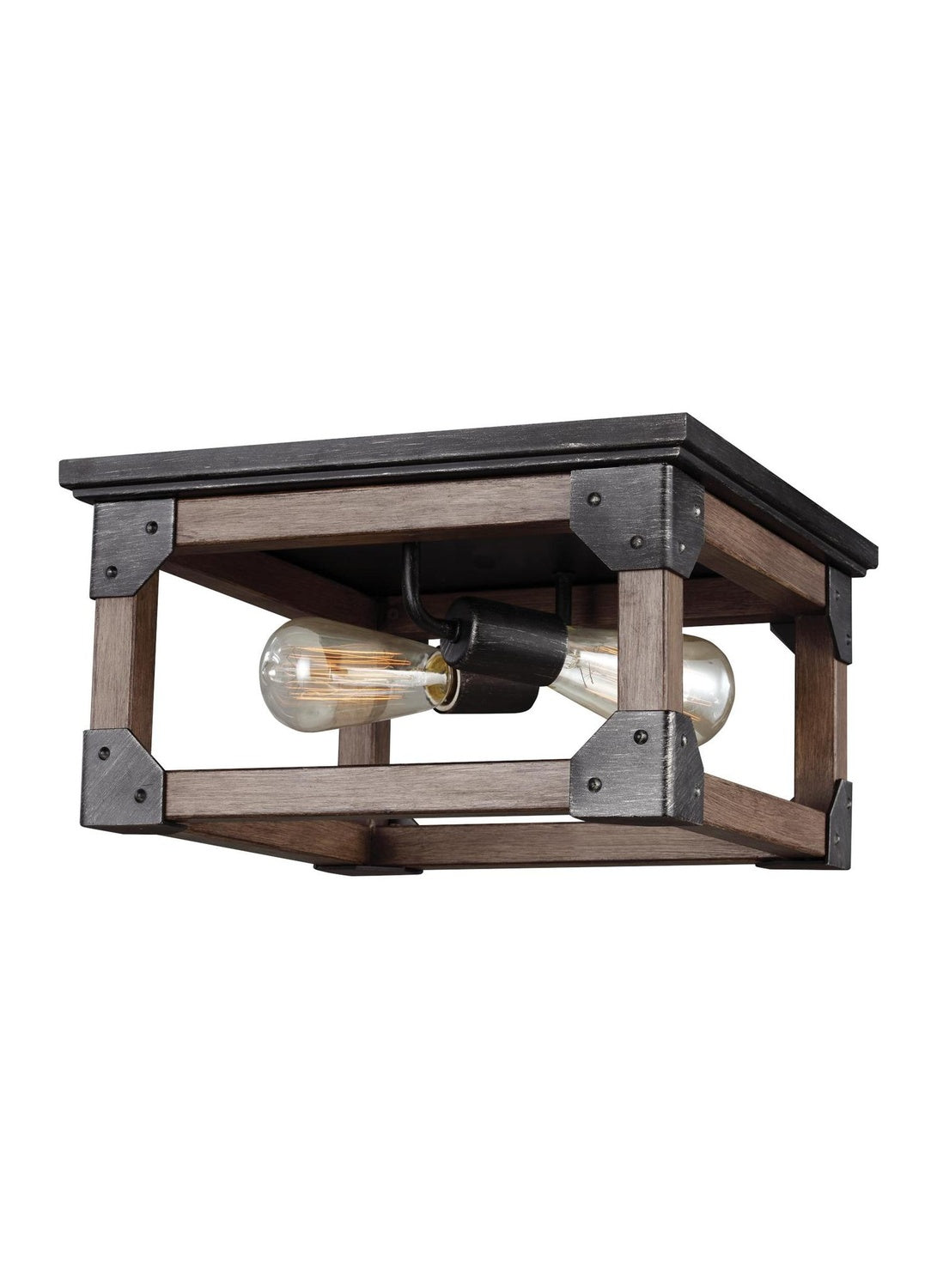 GENERATION LIGHTING, DUNNING TWO LIGHT CEILING FLUSH MOUNT, FLUSH MOUNT CEILING LIGHTS