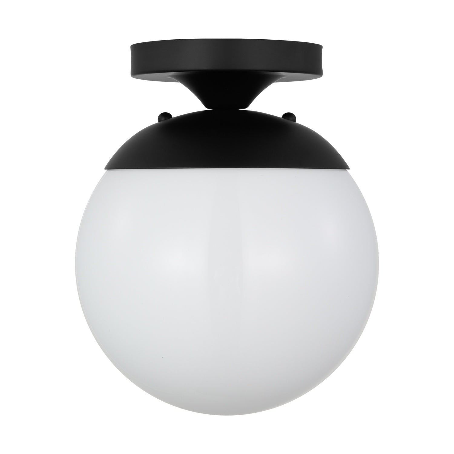 VISUAL COMFORT & CO., LEO - HANGING GLOBE ONE LIGHT WALL / CEILING SEMI-FLUSH MOUNT, SEMI FLUSH MOUNT LIGHT