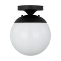 VISUAL COMFORT STUDIO, LEO - HANGING GLOBE ONE LIGHT WALL / CEILING SEMI-FLUSH MOUNT, SEMI FLUSH MOUNT LIGHT