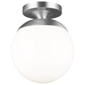 VISUAL COMFORT & CO., LEO - HANGING GLOBE ONE LIGHT WALL / CEILING SEMI-FLUSH MOUNT, SEMI FLUSH MOUNT LIGHT