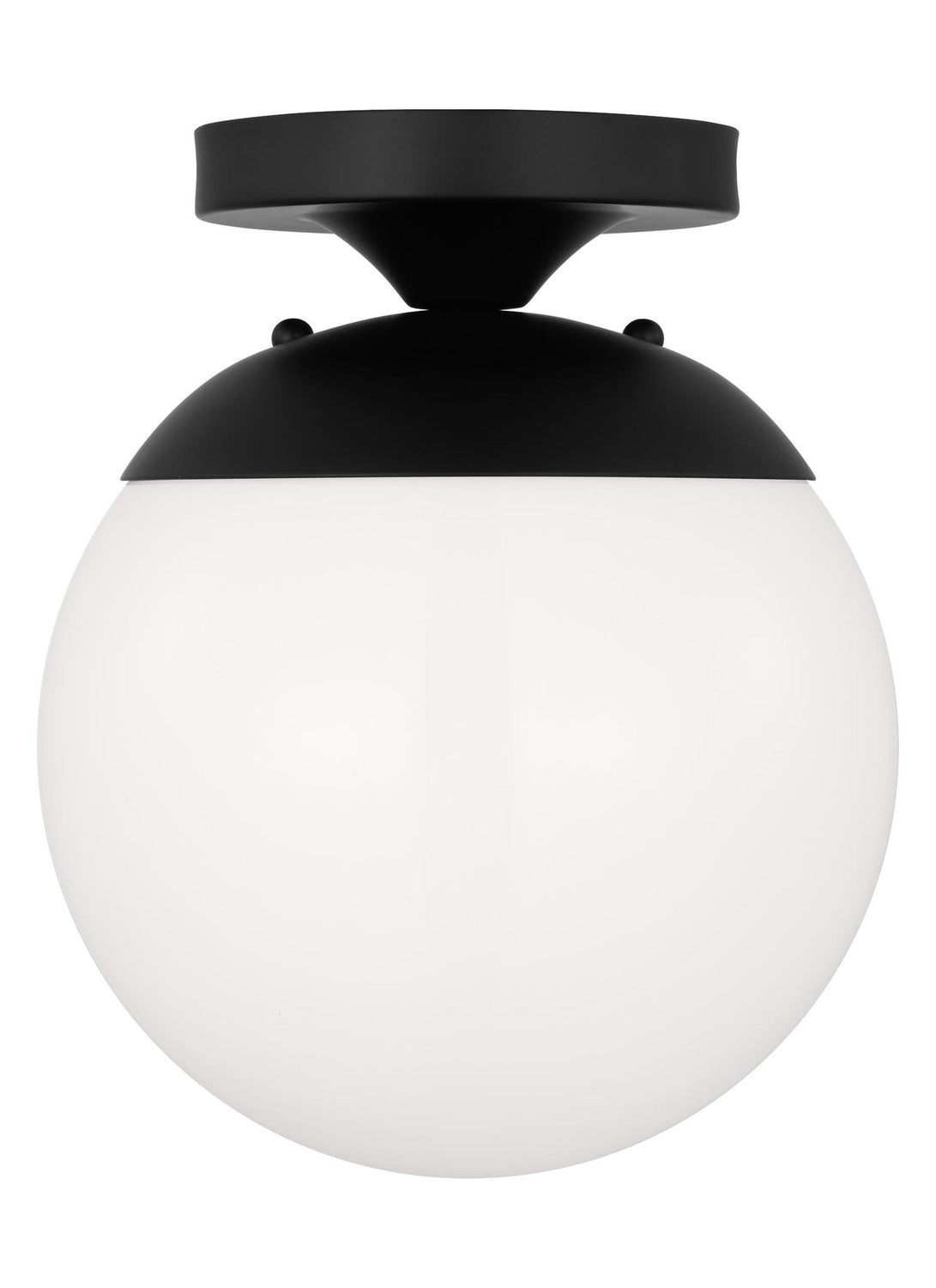 VISUAL COMFORT & CO., LEO - HANGING GLOBE ONE LIGHT WALL / CEILING SEMI-FLUSH MOUNT, SEMI FLUSH MOUNT LIGHT