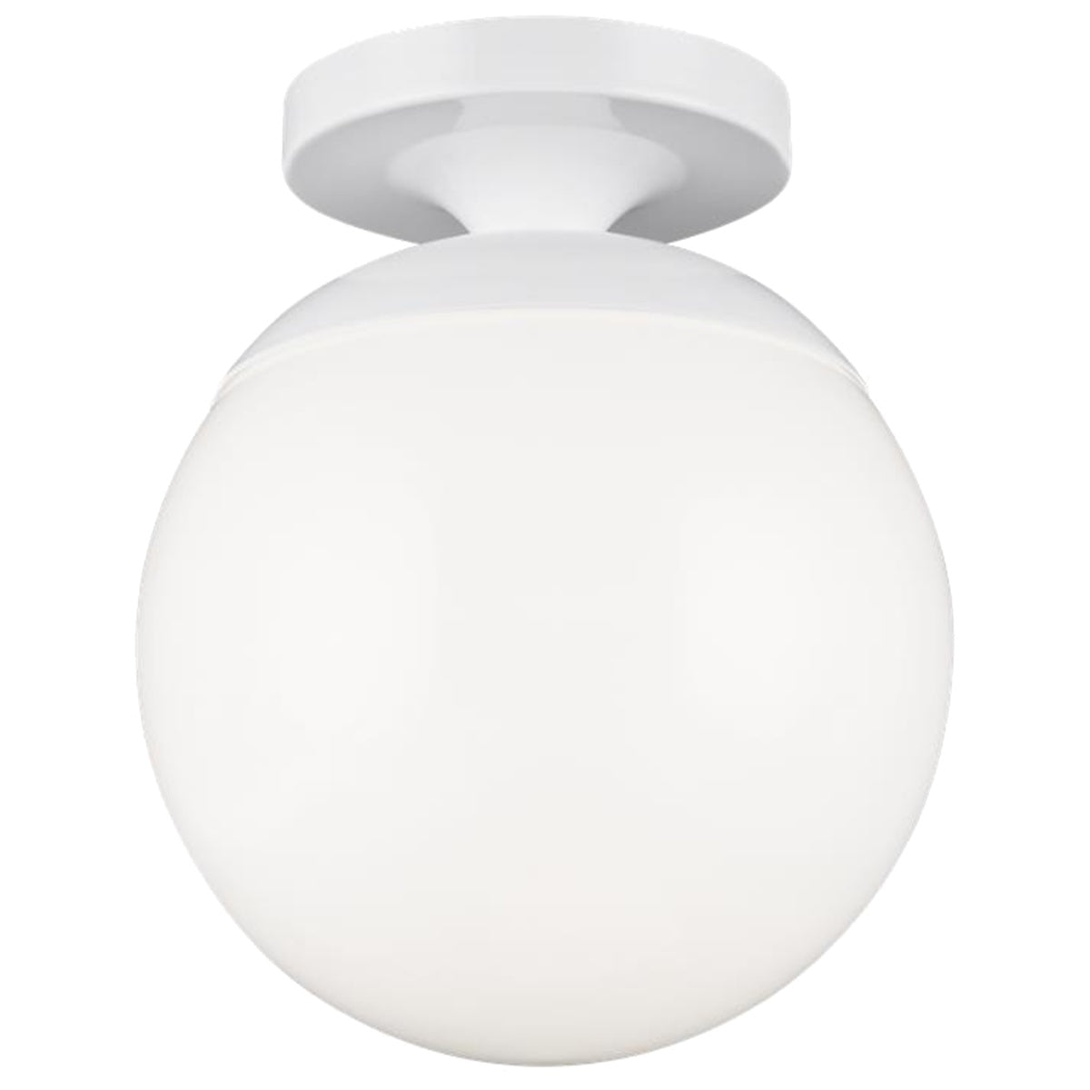 VISUAL COMFORT STUDIO, LEO - HANGING GLOBE ONE LIGHT WALL / CEILING SEMI-FLUSH MOUNT, SEMI FLUSH MOUNT LIGHT