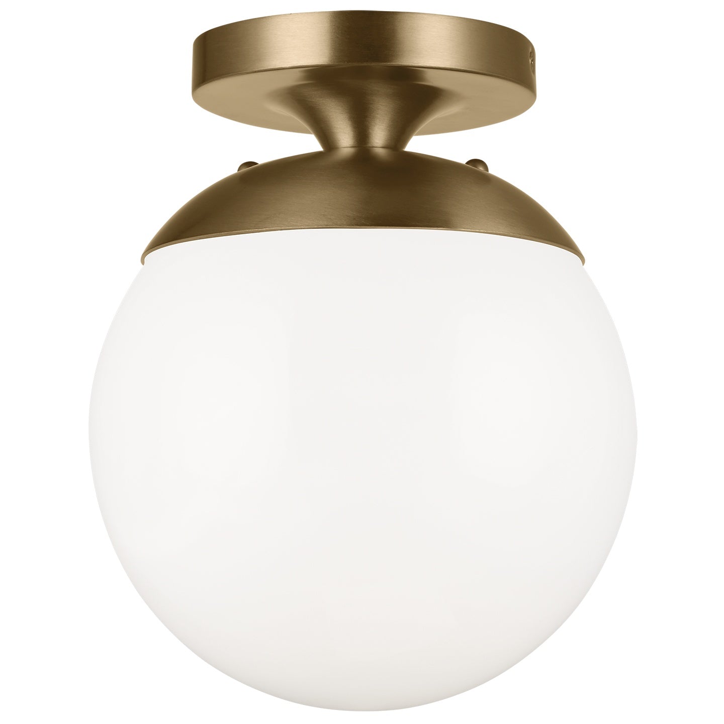 VISUAL COMFORT STUDIO, LEO - HANGING GLOBE ONE LIGHT WALL / CEILING SEMI-FLUSH MOUNT, SEMI FLUSH MOUNT LIGHT