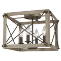 VISUAL COMFORT & CO., THORNWOOD FOUR LIGHT CEILING FLUSH MOUNT, FLUSH MOUNT CEILING LIGHTS