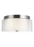 GENERATION LIGHTING, ELMWOOD PARK TWO LIGHT CEILING FLUSH MOUNT, FLUSH MOUNT CEILING LIGHTS