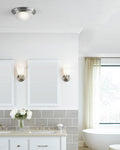 GENERATION LIGHTING, NASH ONE LIGHT CEILING FLUSH MOUNT, FLUSH MOUNT CEILING LIGHTS