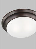 GENERATION LIGHTING, NASH TWO LIGHT CEILING FLUSH MOUNT, FLUSH MOUNT CEILING LIGHTS