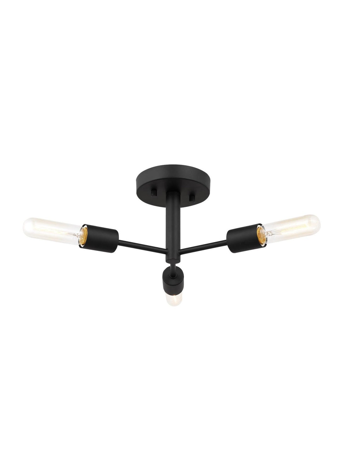 VISUAL COMFORT & CO., AXIS THREE LIGHT SEMI-FLUSH MOUNT, SEMI FLUSH MOUNT LIGHT