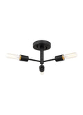 VISUAL COMFORT STUDIO, AXIS THREE LIGHT SEMI-FLUSH MOUNT, SEMI FLUSH MOUNT LIGHT