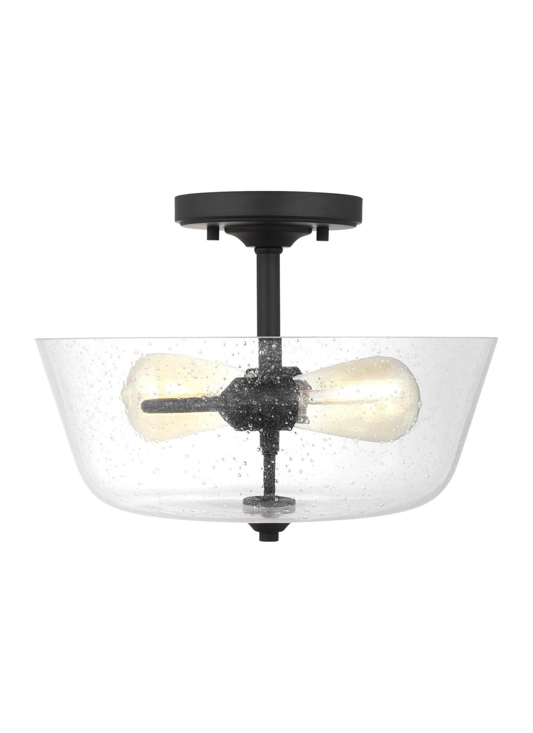 GENERATION LIGHTING, BELTON TWO LIGHT CEILING SEMI-FLUSH MOUNT, SEMI FLUSH MOUNT LIGHT