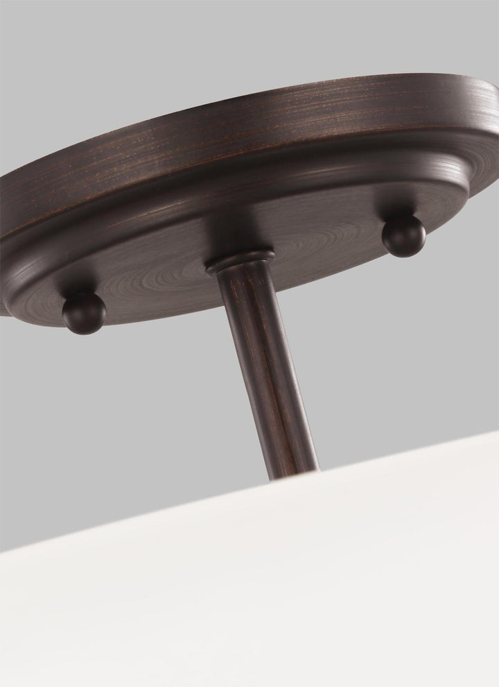 GENERATION LIGHTING, KERRVILLE TWO LIGHT SEMI-FLUSH CONVERTIBLE PENDANT, SEMI FLUSH MOUNT LIGHT