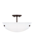 GENERATION LIGHTING, KERRVILLE TWO LIGHT SEMI-FLUSH CONVERTIBLE PENDANT, SEMI FLUSH MOUNT LIGHT