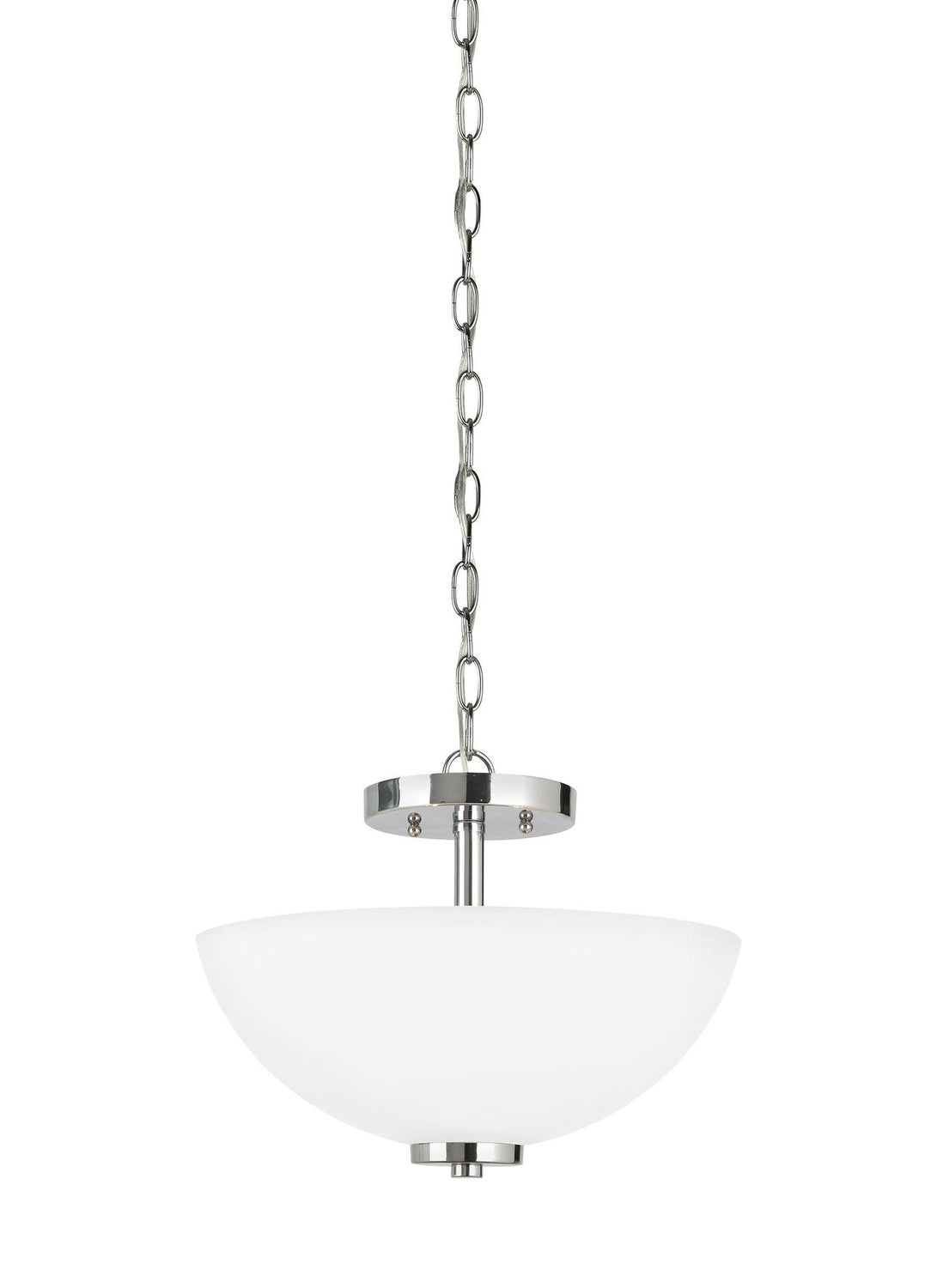 GENERATION LIGHTING, OSLO TWO LIGHT SEMI-FLUSH CONVERTIBLE PENDANT, SEMI FLUSH MOUNT LIGHT