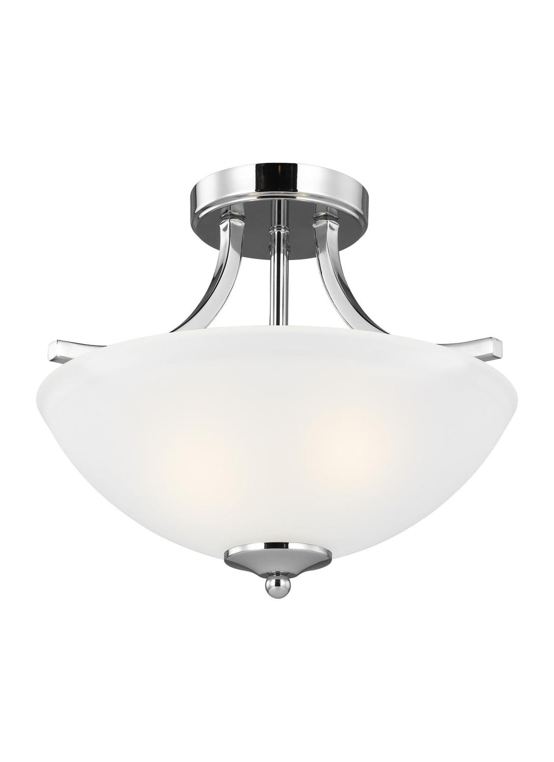GENERATION LIGHTING, GEARY TWO LIGHT SEMI-FLUSH CONVERTIBLE PENDANT, SEMI FLUSH MOUNT LIGHT