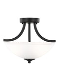 GENERATION LIGHTING, GEARY TWO LIGHT SEMI-FLUSH CONVERTIBLE PENDANT, SEMI FLUSH MOUNT LIGHT