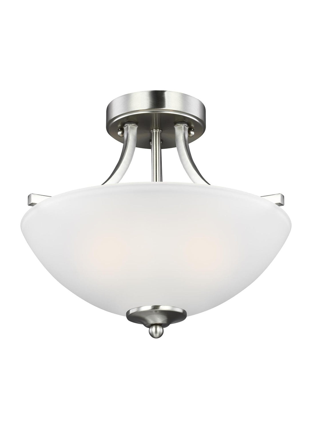 GENERATION LIGHTING, GEARY TWO LIGHT SEMI-FLUSH CONVERTIBLE PENDANT, SEMI FLUSH MOUNT LIGHT