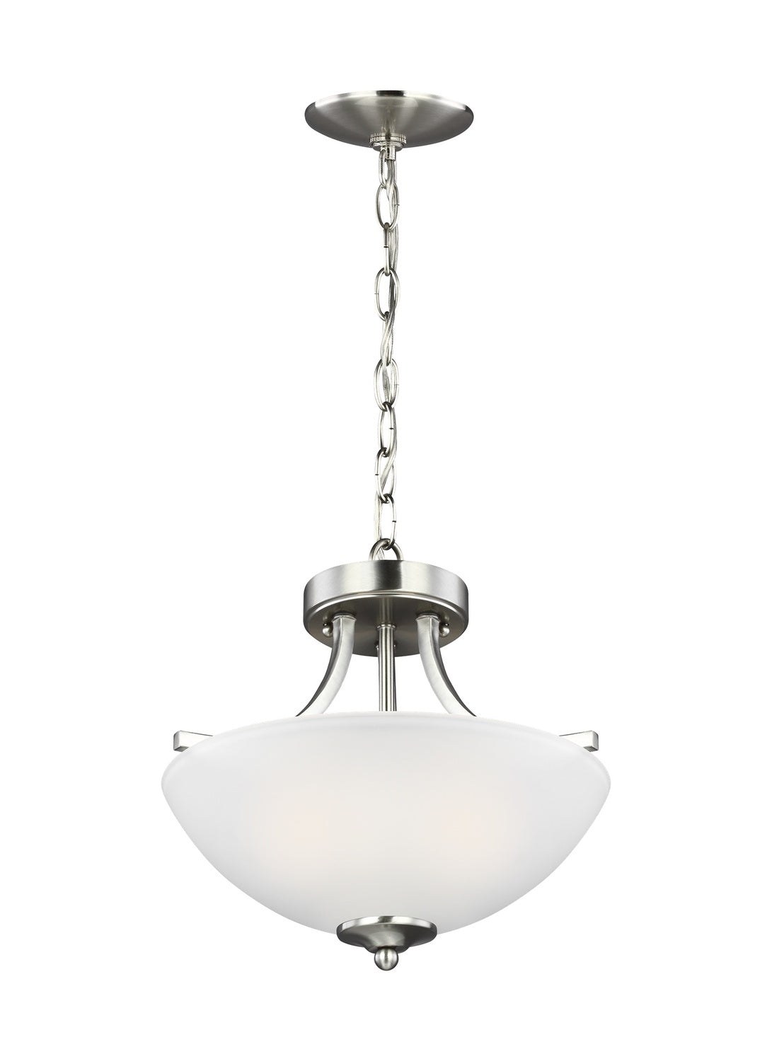 GENERATION LIGHTING, GEARY TWO LIGHT SEMI-FLUSH CONVERTIBLE PENDANT, SEMI FLUSH MOUNT LIGHT
