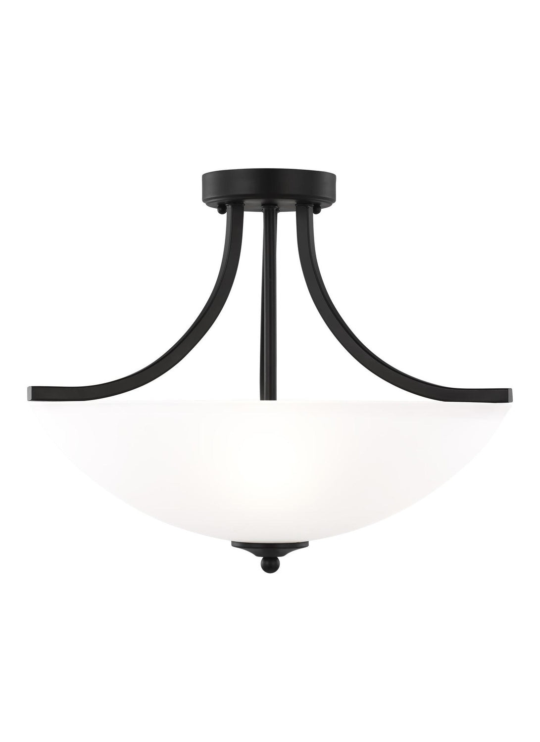 GENERATION LIGHTING, GEARY THREE LIGHT SEMI-FLUSH CONVERTIBLE PENDANT, SEMI FLUSH MOUNT LIGHT