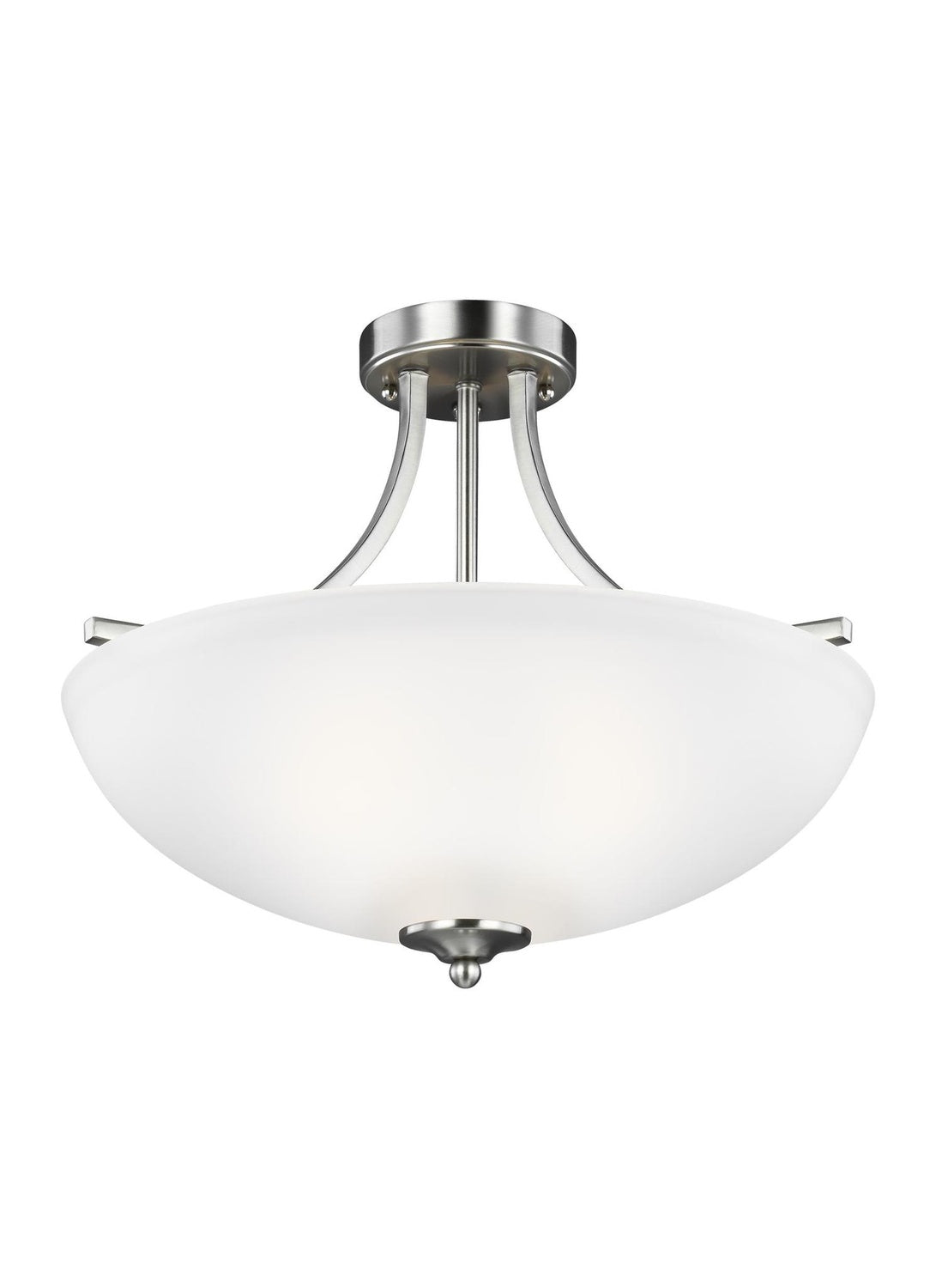 GENERATION LIGHTING, GEARY THREE LIGHT SEMI-FLUSH CONVERTIBLE PENDANT, SEMI FLUSH MOUNT LIGHT