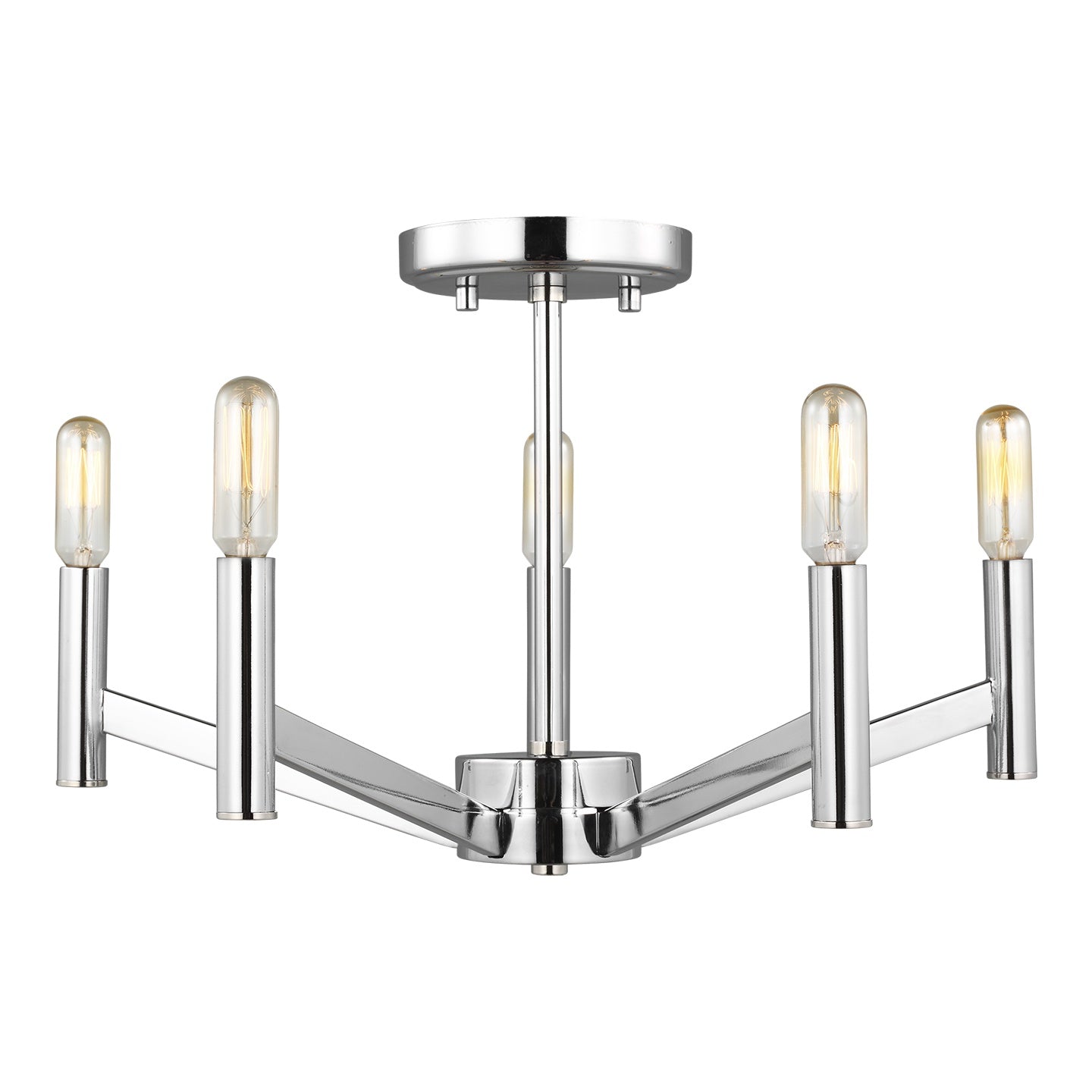 VISUAL COMFORT STUDIO, VECTOR FIVE LIGHT SEMI-FLUSH MOUNT, SEMI FLUSH MOUNT LIGHT