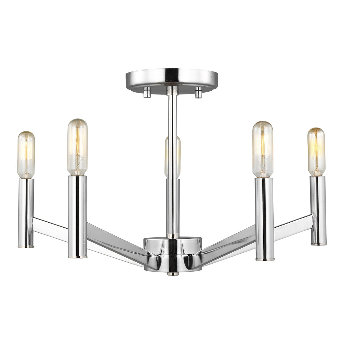 VISUAL COMFORT & CO., VECTOR FIVE LIGHT SEMI-FLUSH MOUNT, SEMI FLUSH MOUNT LIGHT
