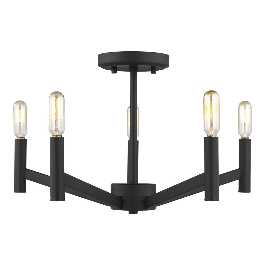 VISUAL COMFORT & CO., VECTOR FIVE LIGHT SEMI-FLUSH MOUNT, SEMI FLUSH MOUNT LIGHT
