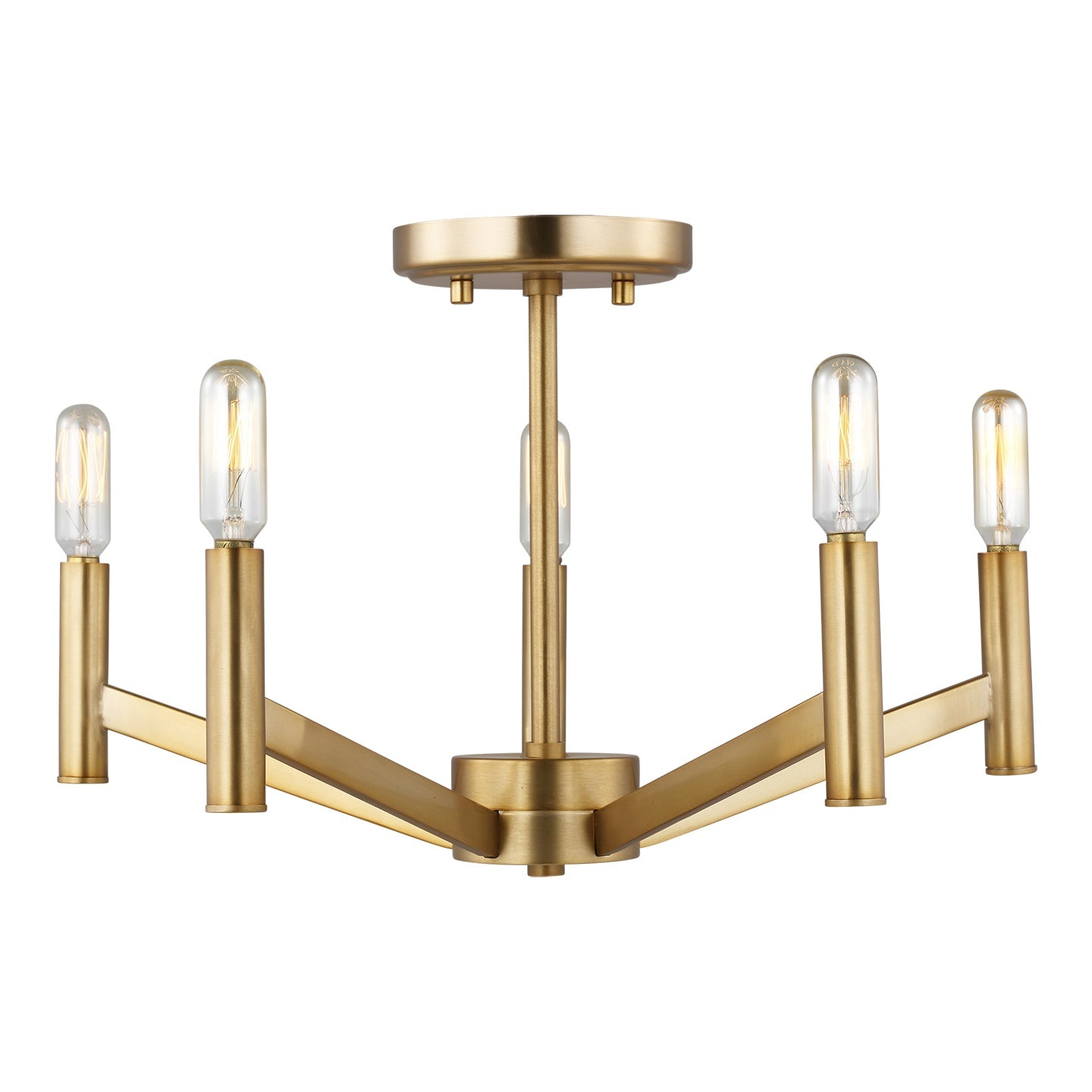 VISUAL COMFORT STUDIO, VECTOR FIVE LIGHT SEMI-FLUSH MOUNT, SEMI FLUSH MOUNT LIGHT
