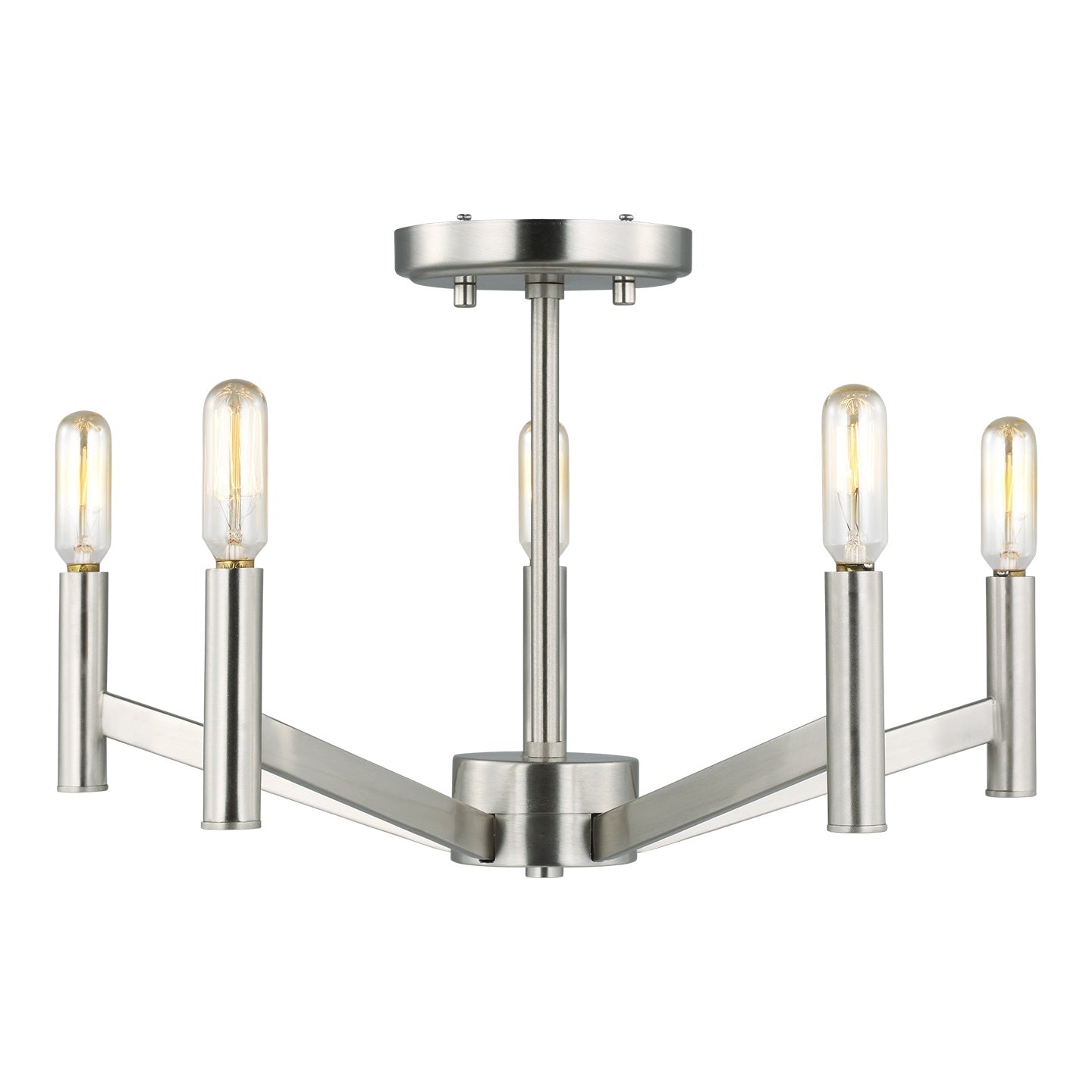 VISUAL COMFORT STUDIO, VECTOR FIVE LIGHT SEMI-FLUSH MOUNT, SEMI FLUSH MOUNT LIGHT